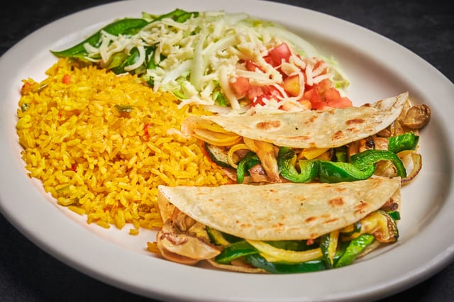 Veggie Quesadilla Dinner.