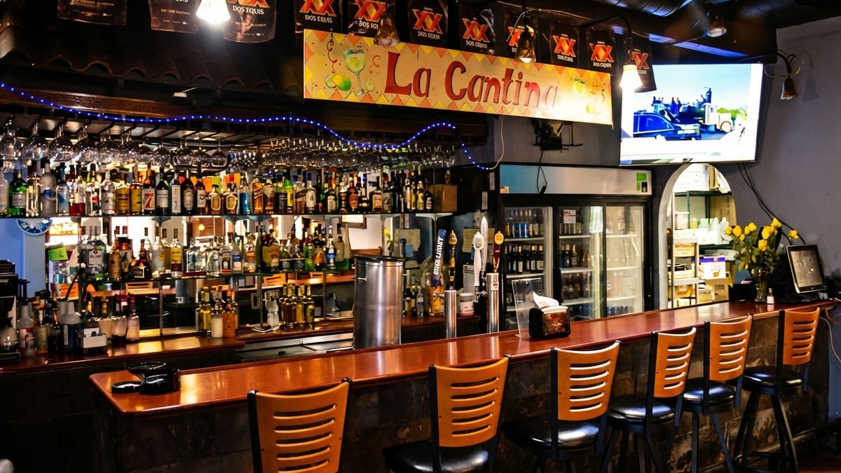 A Full Bar to Match the Food