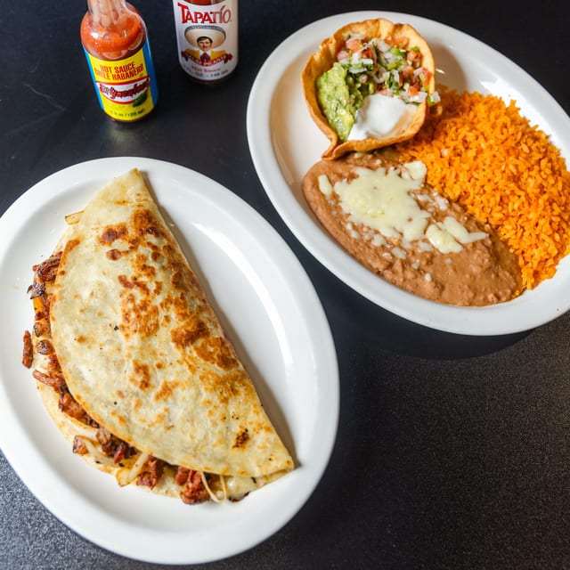 Fajita Quesadilla Al Pastor.